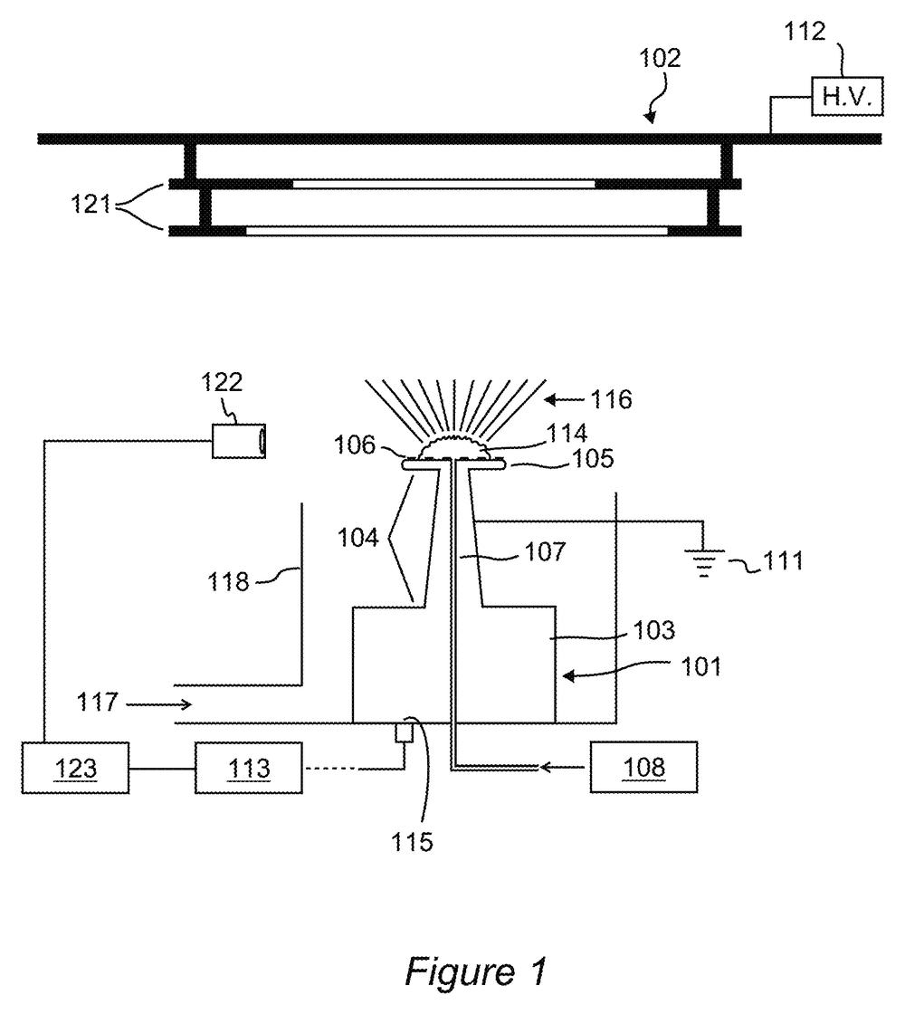Ultrasonic Electrospinning