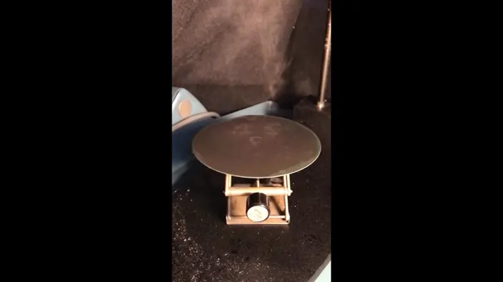 6-Inch Wafer Under Vortex Nozzle