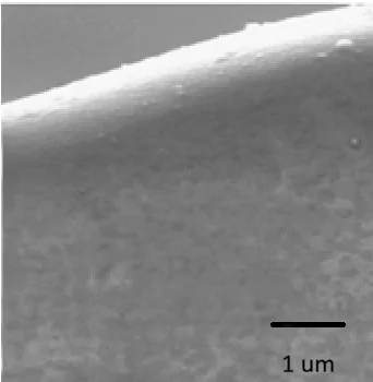 SEM Image of Ultrasonic Spray Thin-Film Coating
